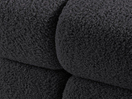 Bellis Modulares 3-Sitzer Sofa mit Pouf Links 282 cm mit Boucle-Polsterung (Rolf8) in Graphit – Bild 7