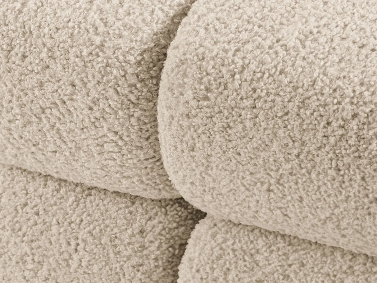 Bellis Modulares 3-Sitzer Sofa mit Pouf Links mit Boucle-Polsterung 282 cm – Bild 7