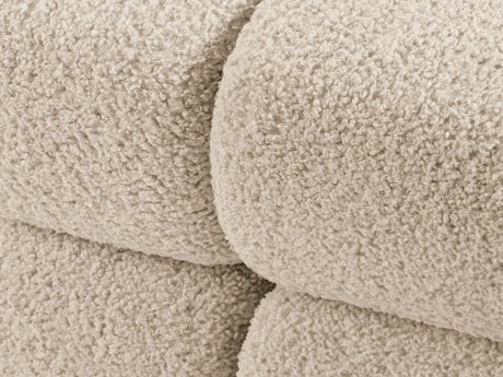 Bellis Modulares 3-Sitzer Sofa mit Pouf Links mit Boucle-Polsterung 282 cm – Bild 7