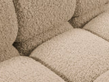 Bellis Modulares 3-Sitzer Sofa mit Pouf Rechts 282 cm mit Boucle-Polsterung (Rolf2) in Sand – Bild 5