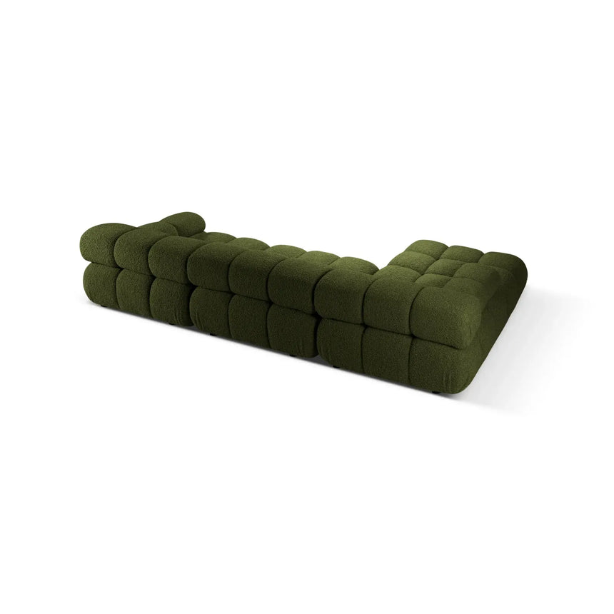 Bellis Modulares 4-Sitzer Sofa Chaise Longue Links 282 cm mit Boucle-Polsterung - ZEN ZONE Furniture