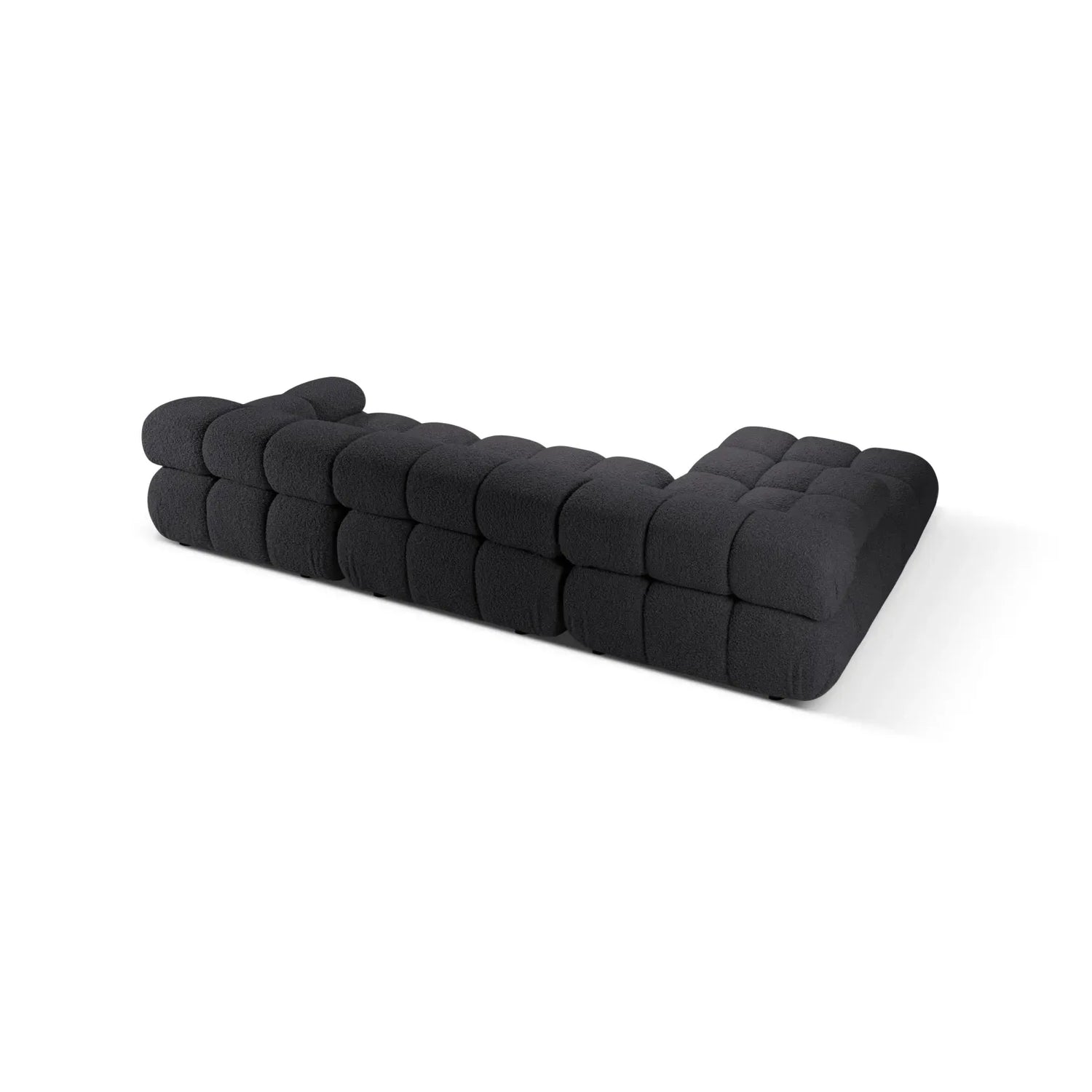 Bellis Modulares 4-Sitzer Sofa Chaise Longue Links 282 cm mit Boucle-Polsterung - ZEN ZONE Furniture
