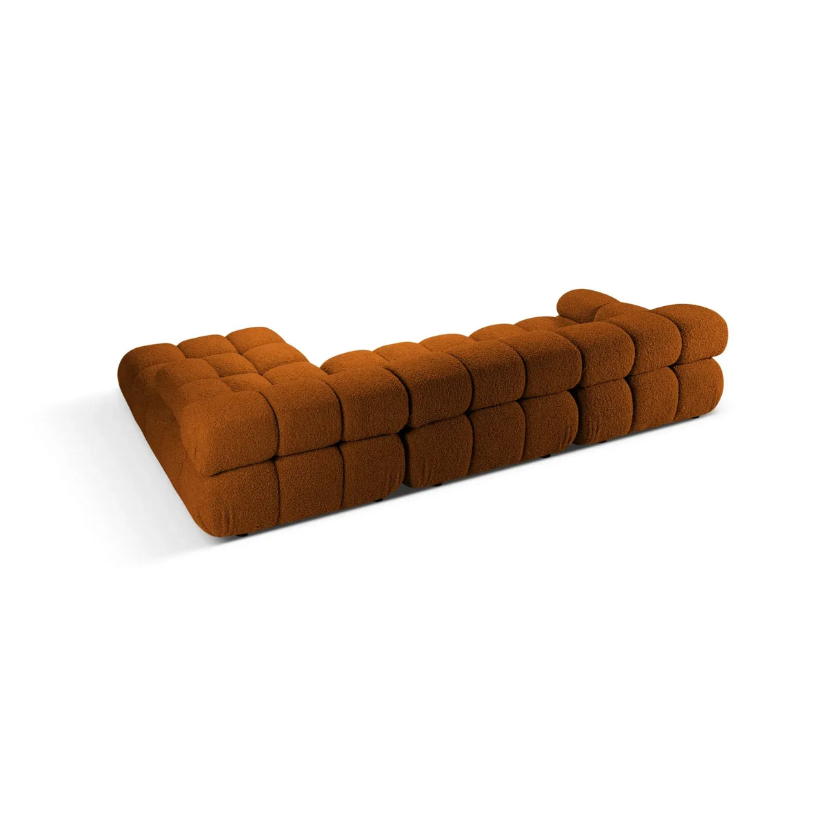 Bellis Modulares 4-Sitzer Sofa Chaise Longue Rechts 282 cm mit Boucle-Polsterung - ZEN ZONE Furniture