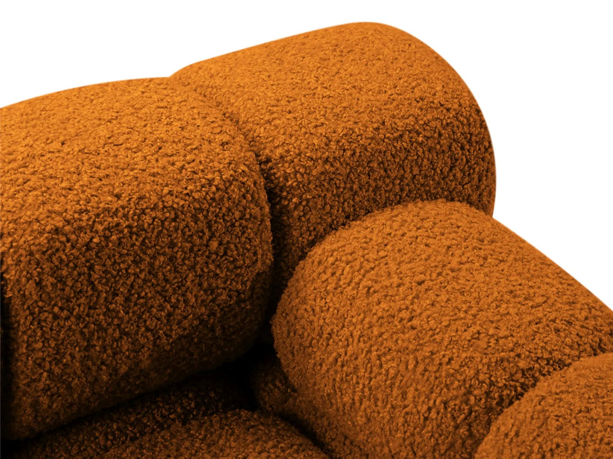 Bellis Modulares 4-Sitzer Sofa Chaise Longue Rechts 282 cm mit Boucle-Polsterung (Rolf10) in Ziegel – Bild 4