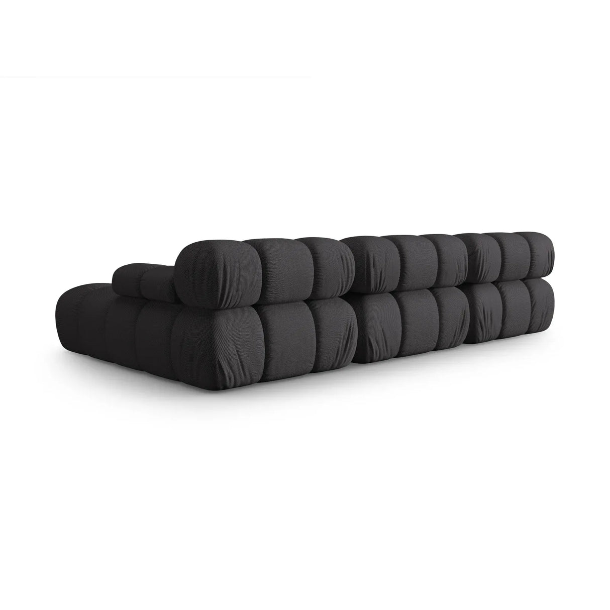 Bellis Modulares 4-Sitzer Sofa Chaise Longue Rechts mit Samtbezug oder 3D-Stoff, 282 cm - ZEN ZONE Furniture