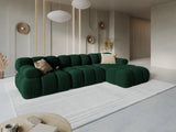Bellis Modulares 4-Sitzer Sofa Chaise Longue Rechts mit Samt-Stoff (Blu78) in Flaschengrün, 282 cm – Bild 9