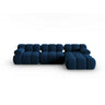 Bellis Modulares 4-Sitzer Sofa Chaise Longue Rechts mit Samtbezug oder 3D-Stoff, 282 cm - ZEN ZONE Furniture