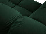 Bellis Modulares 5-Sitzer Ecksofa mit Samt-Stoff (Blu78) in Flaschengrün 282 cm – Bild 1