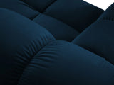 Bellis Modulares 5-Sitzer Ecksofa mit Samt-Stoff (Blu86) in Königsblau 282 cm – Bild 5