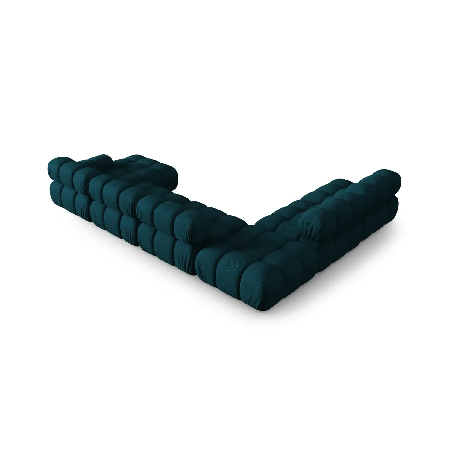 Bellis Modulares Sofa 6 Module Chaise Longue Links mit Samtbezug oder 3D-Stoff, 376x282 cm - ZEN ZONE Furniture