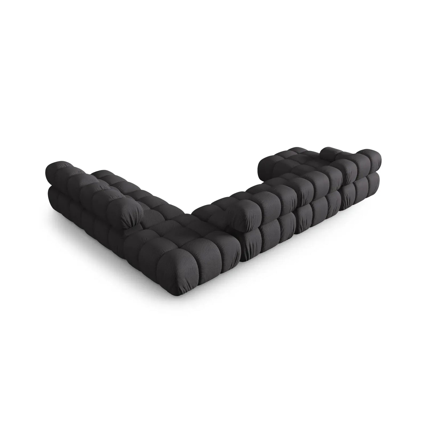 Bellis Modulares Sofa 6 Module Chaise Longue Rechts mit Samtbezug oder 3D-Stoff, 376x282 cm - ZEN ZONE Furniture