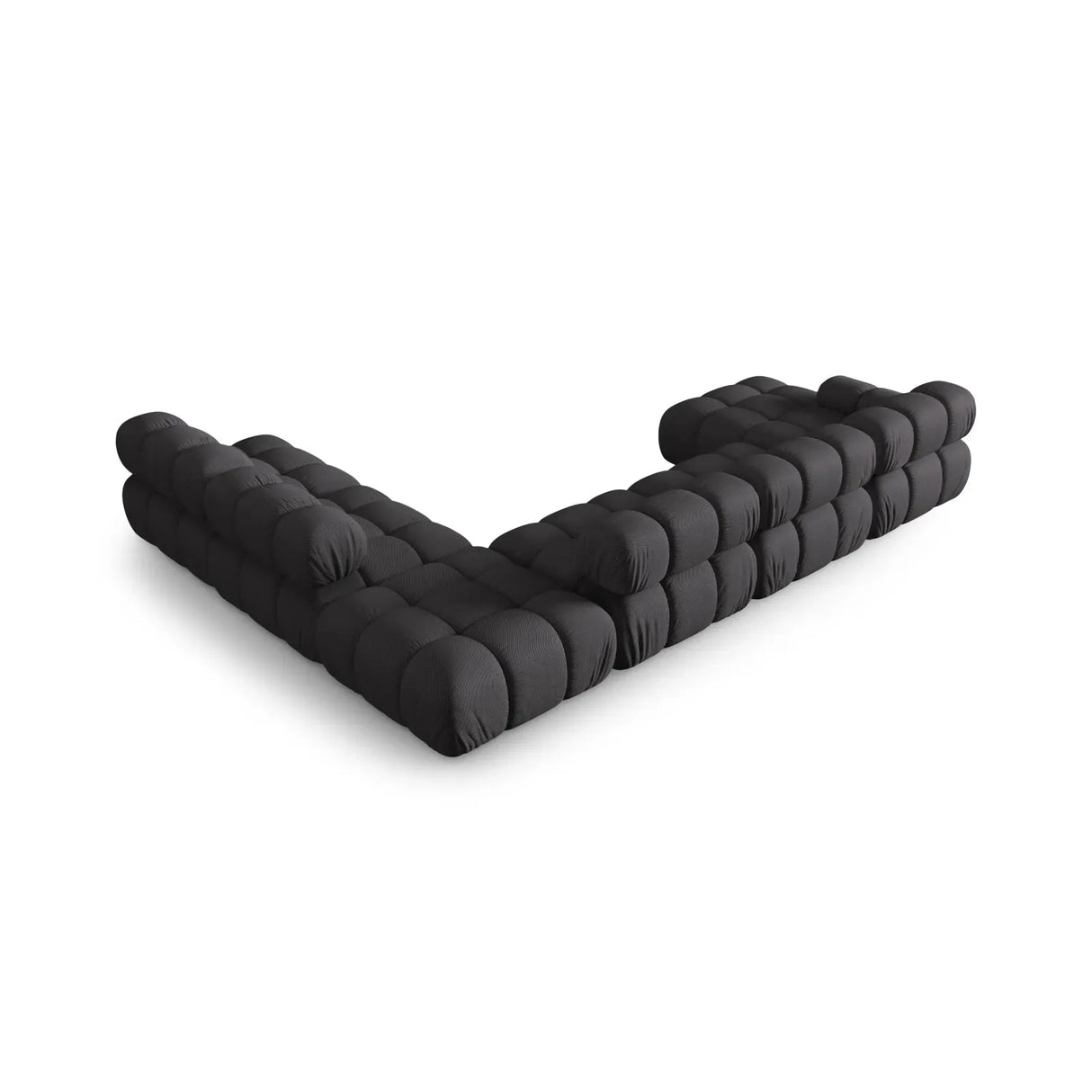 Bellis Modulares Sofa 6 Module Chaise Longue Rechts mit Samtbezug oder 3D-Stoff, 376x282 cm - ZEN ZONE Furniture