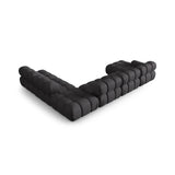 Bellis Modulares Sofa 6 Module Chaise Longue Rechts mit Samtbezug oder 3D-Stoff, 376x282 cm - ZEN ZONE Furniture