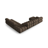 Bellis Modulares Sofa 6 Module Chaise Longue Rechts mit Samtbezug oder 3D-Stoff, 376x282 cm - ZEN ZONE Furniture