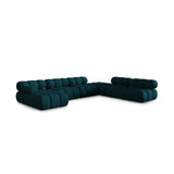Bellis Modulares Sofa 6 Module Chaise Longue Rechts mit Samtbezug oder 3D-Stoff, 376x282 cm - ZEN ZONE Furniture