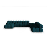 Bellis Modulares Sofa 6 Module Chaise Longue Rechts mit Samtbezug oder 3D-Stoff, 376x282 cm - ZEN ZONE Furniture