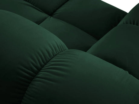 Bellis Modulares Sofa 6 Module Chaise Longue Rechts mit Samt-Stoff (Blu78) in Flaschengrün, 376x282 cm – Bild 5