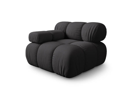 Bellis Modulares Sofa Eckmodul Links mit 3D-Stoff (Son15) in Espresso, 94 cm – Bild 1