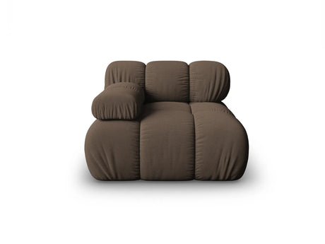 Bellis Modulares Sofa Eckmodul Links mit 3D-Stoff (Son40) in Braun, 94 cm – Bild 1