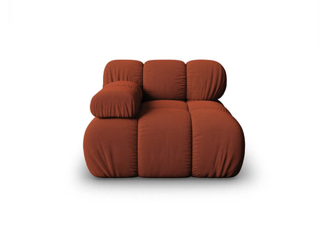 Bellis Modulares Sofa Eckmodul Links mit 3D-Stoff (Son44) in Ziegel, 94 cm – Bild 1