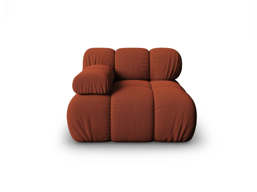 Bellis Modulares Sofa Eckmodul Links mit 3D-Stoff (Son44) in Ziegel, 94 cm – Bild 1