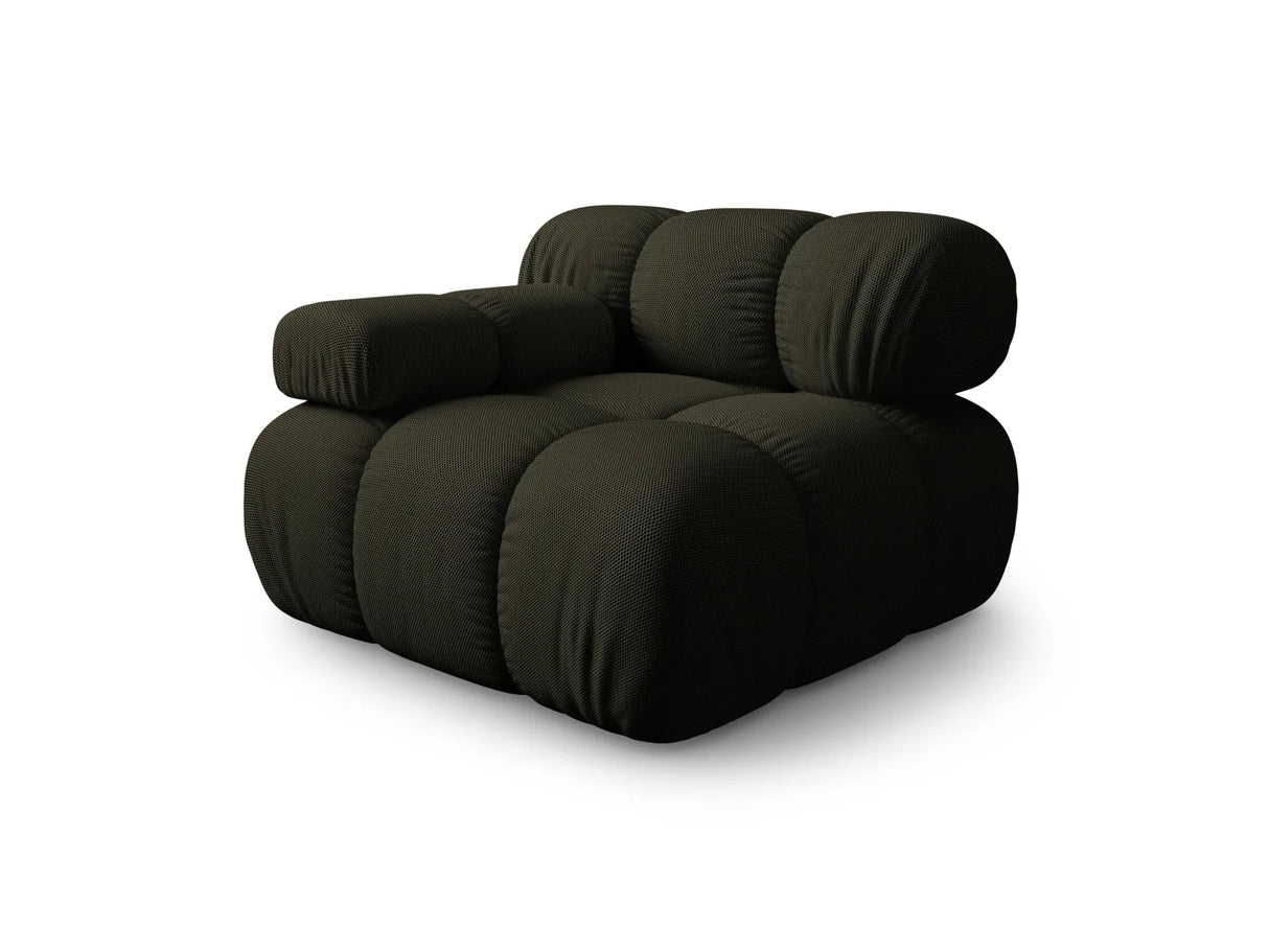 Bellis Modulares Sofa Eckmodul Links mit 3D-Stoff (Son77) in Amazon grün, 94 cm – Bild 2