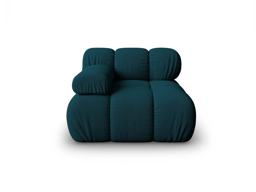 Bellis Modulares Sofa Eckmodul Links mit 3D-Stoff (Son87) in Marineblau, 94 cm – Bild 6