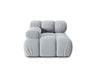 Bellis Modulares Sofa Eckmodul Links mit Samt-Stoff (Blu06) in Hellblau, 94 cm – Bild 2