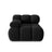 Bellis Modulares Sofa Eckmodul Links mit Samt-Stoff (Blu19) in Schwarz, 94 cm – Bild 2