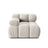 Bellis Modulares Sofa Eckmodul Links mit Samt-Stoff (Blu30) in Dunkelbeige, 94 cm – Bild 1