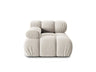Bellis Modulares Sofa Eckmodul Links mit Samt-Stoff (Blu30) in Dunkelbeige, 94 cm – Bild 1
