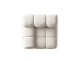 Bellis Modulares Sofa Eckmodul Links mit Samt-Stoff (Blu30) in Dunkelbeige, 94 cm – Bild 3