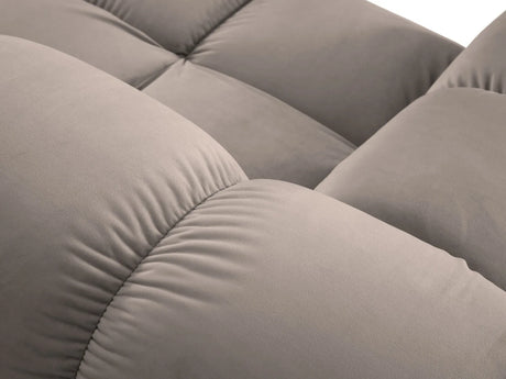 Bellis Modulares Sofa Eckmodul Links mit Samt-Stoff (Blu40) in Cappuccino, 94 cm – Bild 5