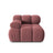 Bellis Modulares Sofa Eckmodul Links mit Samt-Stoff (Blu52) in Rosa, 94 cm – Bild 1