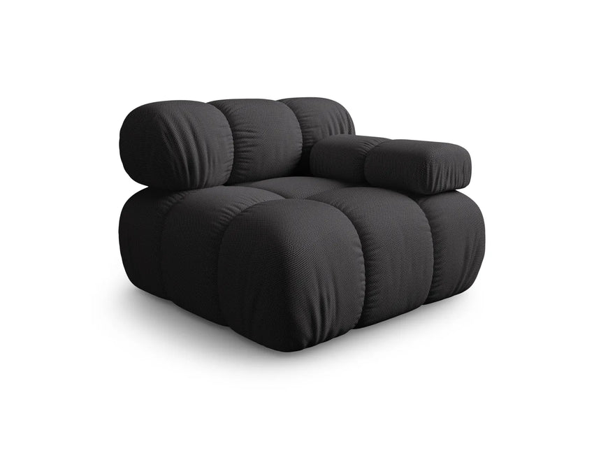 Bellis Modulares Sofa Eckmodul Rechts mit 3D-Stoff (Son15) in Espresso, 94 cm – Bild 6