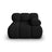 Bellis Modulares Sofa Eckmodul Rechts mit 3D-Stoff (Son19) in Schwarz, 94 cm – Bild 1