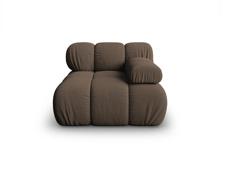 Bellis Modulares Sofa Eckmodul Rechts mit 3D-Stoff (Son40) in Braun, 94 cm – Bild 2