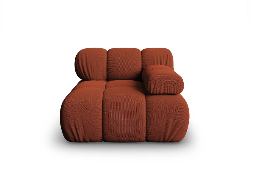 Bellis Modulares Sofa Eckmodul Rechts mit 3D-Stoff (Son44) in Ziegel, 94 cm – Bild 1