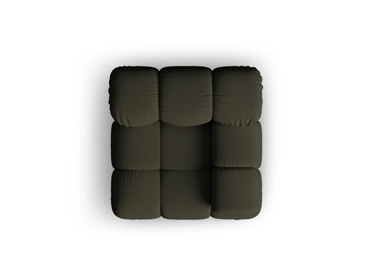 Bellis Modulares Sofa Eckmodul Rechts mit 3D-Stoff (Son77) in Amazon grün, 94 cm – Bild 3