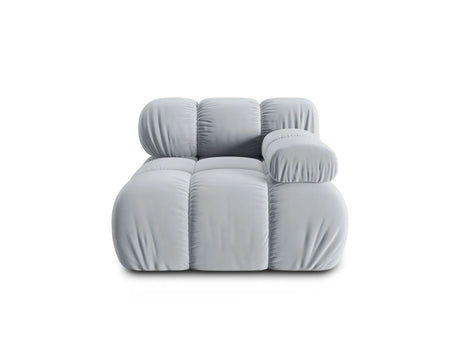 Bellis Modulares Sofa Eckmodul Rechts mit Samt-Stoff (Blu06) in Hellblau, 94 cm – Bild 1