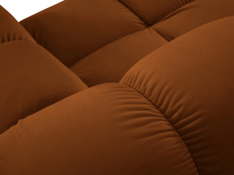 Bellis Modulares Sofa Eckmodul Rechts mit Samt-Stoff (Blu4215) in Terrakotta, 94 cm – Bild 1