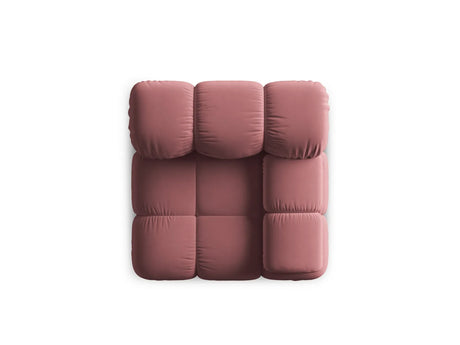 Bellis Modulares Sofa Eckmodul Rechts mit Samt-Stoff (Blu52) in Rosa, 94 cm – Bild 3
