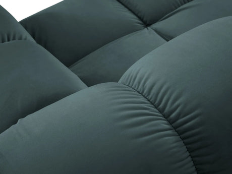 Bellis Modulares Sofa Eckmodul Rechts mit Samt-Stoff (Blu85) in Türkis, 94 cm – Bild 4