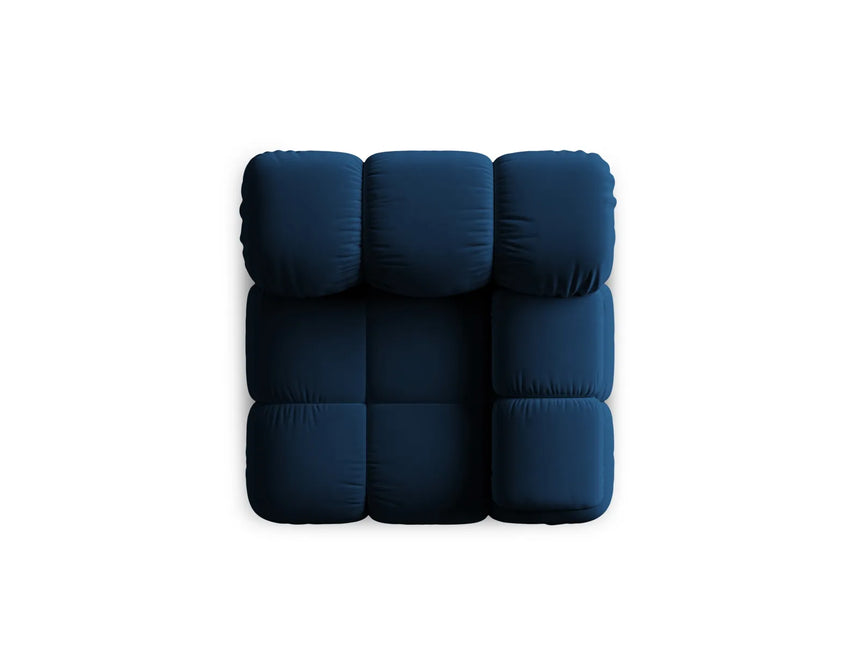 Bellis Modulares Sofa Eckmodul Rechts mit Samt-Stoff (Blu86) in Königsblau, 94 cm – Bild 1