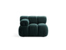 Bellis Modulares Sofa Einzelmodul Armlehne Links 94 cm mit Boucle-Polsterung (Rolf17) in Petrol – Bild 1