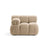 Bellis Modulares Sofa Einzelmodul Armlehne Links 94 cm mit Boucle-Polsterung (Rolf2) in Sand – Bild 2
