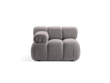 Bellis Modulares Sofa Einzelmodul Armlehne Links 94 cm mit Boucle-Polsterung (Rolf6) in Hellgrau – Bild 2