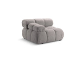 Bellis Modulares Sofa Einzelmodul Armlehne Links 94 cm mit Boucle-Polsterung (Rolf6) in Hellgrau – Bild 3