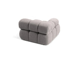 Bellis Modulares Sofa Einzelmodul Armlehne Links 94 cm mit Boucle-Polsterung (Rolf6) in Hellgrau – Bild 5
