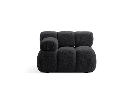 Bellis Modulares Sofa Einzelmodul Armlehne Links 94 cm mit Boucle-Polsterung (Rolf8) in Graphit – Bild 1